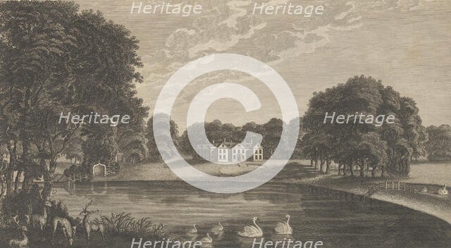 Chilston, in the County of Kent, from Edward Hasted's, The History and..., 1777-90. Creator: Richard Bernard Godfrey.