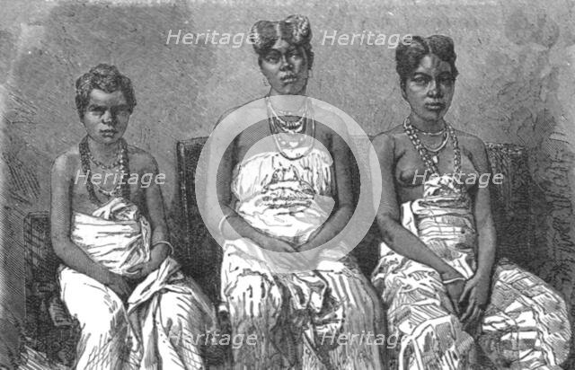 'The Daughters of King Louis; The Gaboon.', 1875. Creator: Unknown.