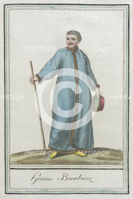 Costumes de Différents Pays, 'Homme Barabinze', c1797. Creator: Jacques Grasset de Saint-Sauveur.