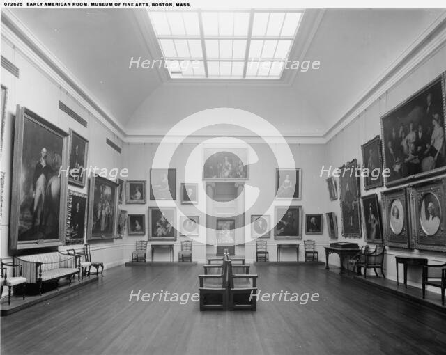 Early American Room, Museum of Fine Arts, Boston, Mass., between 1909 and 1920. Creator: Unknown.