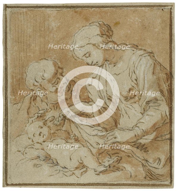 The Holy Family. Creator: Abraham Bloemaert.