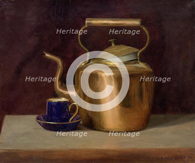 Tea Kettle, 1895. Creator: Vallotton, Felix Edouard (1865-1925).