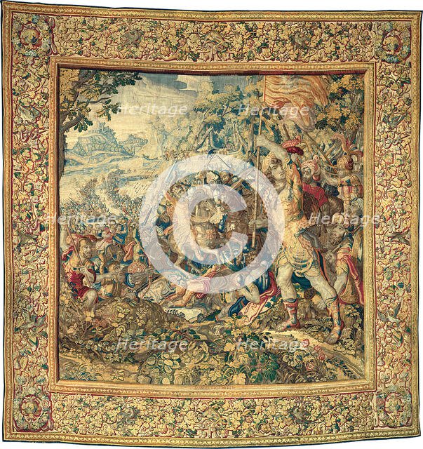 The Crossing of the Granicus, from The Story of Alexander the Great, Holland, 1619. Creator: Unknown.