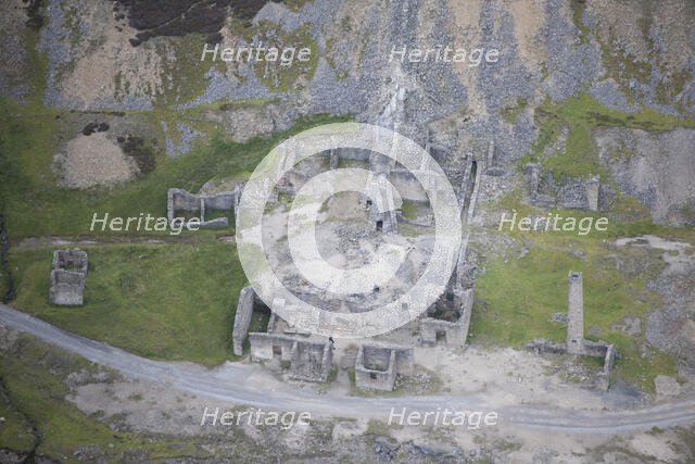 The ruins of Old Gang lead smelt mill, North Yorkshire, 2015. Creator: Dave MacLeod.