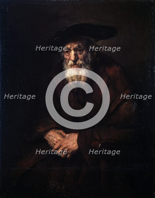 'Portrait of an Old Jew', 1654.  Artist: Rembrandt Harmensz van Rijn    