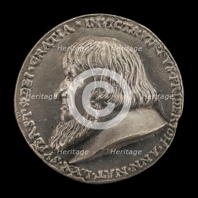 Friedrich the Elder, 1460-1536, Margrave of Brandenburg-Ansbach 1486 [obverse], 1528. Creator: Matthes Gebel.