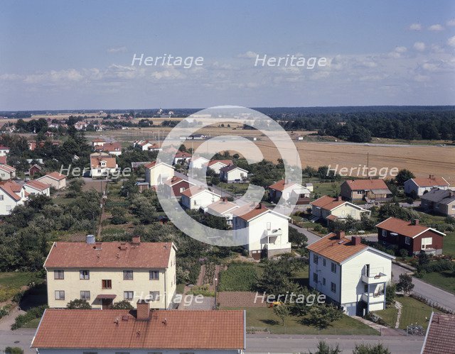 Semi-detached and small houses, Ödeshög, Sweden, 1970s.  Artist: Torkel Lindeberg