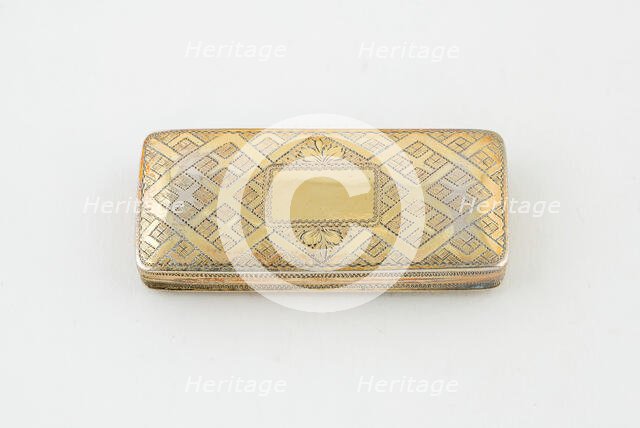 Vinaigrette, Birmingham, c. 1810/11. Creator: Joseph Willmore.