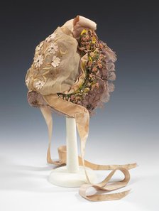 Bonnet, French, ca. 1885. Creator: Unknown.