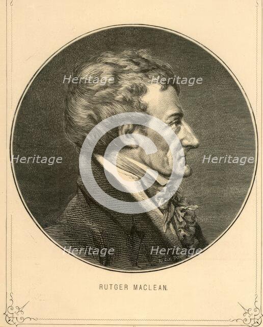 Portrait of Rutger MacLean (1742-1816), baron, politician, country housekeeper, Svaneholm, Scania. Creator: Unknown.