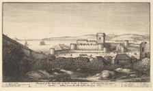 The West Side of Yorke Castle, 1669. Creator: Wenceslaus Hollar.