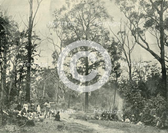'Native Sports, Lake Tyers', 1901. Creator: Unknown.