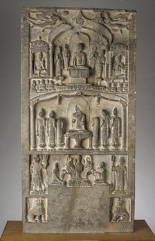 Buddhist stele, Period of Division, Dated 564 C. E.. Creator: Unknown.