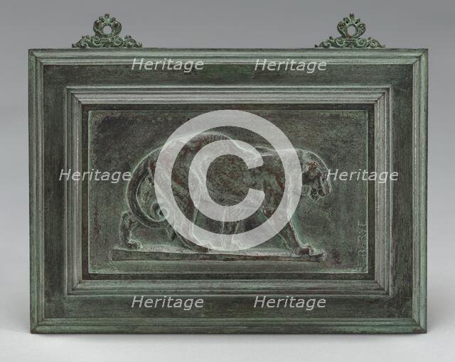 Panther, model c. 1831, cast by 1874. Creator: Antoine-Louis Barye.