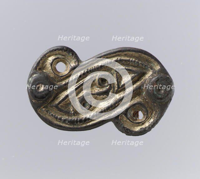 S-Shaped Brooch, Frankish, first half 6th century. Creator: Unknown.