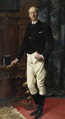 Portrait of Ernst I, Duke of Saxe-Altenburg (1826-1908), 1893. Artist: Anonymous  