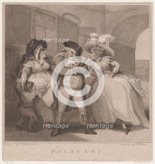 Polygamy, August 1, 1787. Creator: Edward Williams.