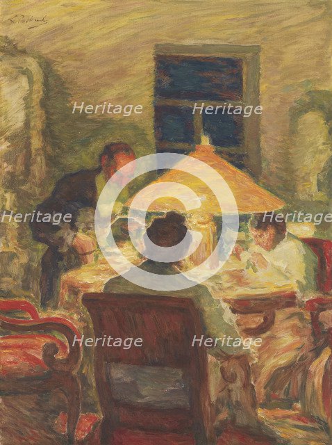 Leo Tolstoy with His Family, 1900s.