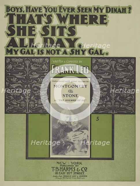'That's where she sits all day', 1900. Creator: Starmer.