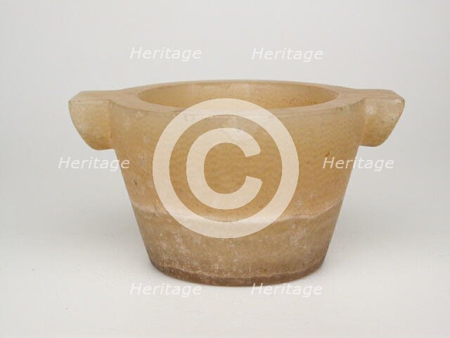 Mortar, Egypt, Late Period, Dynasty 26 (664-525 BCE). Creator: Unknown.