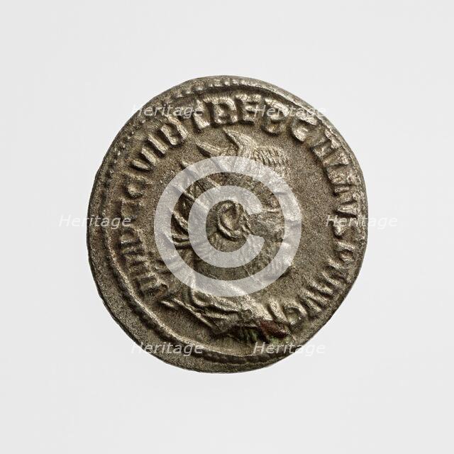 Antoninianus of Trebonianus Gallus, A.D. 251-253. Creator: Unknown.