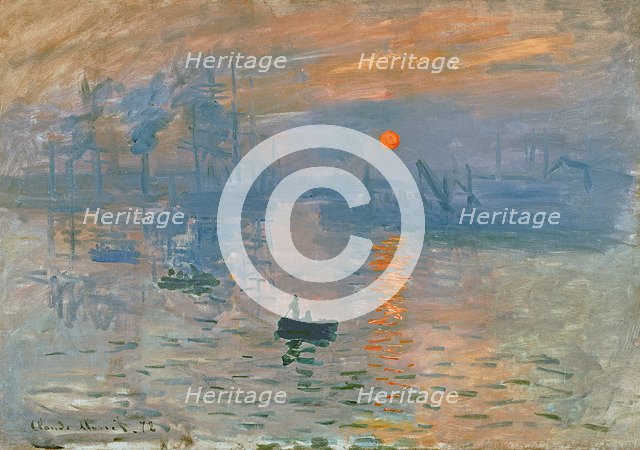 Impression, Sunrise (Impression, soleil levant), 1872. Artist: Monet, Claude (1840-1926)