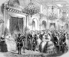 'Grand Ball given by the French Ambassador at Constantinople', 1854. Creator: Unknown.