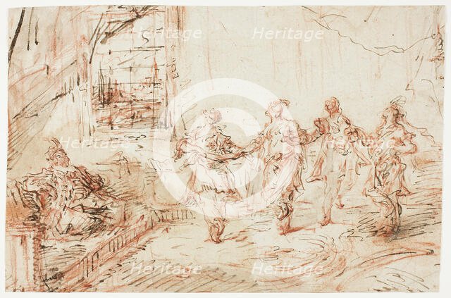 Harem Scene, n.d. Creator: Francesco Guardi.