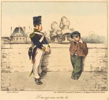 Dieu ai-je aimé cet être la, 1831. Creator: Honore Daumier.