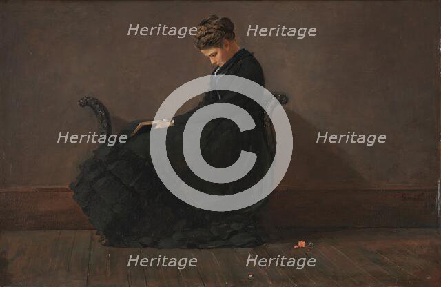 Portrait of Helena de Kay, 1872. Creator: Winslow Homer.