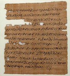 Papyrus, Coptic, 7th century. Creator: Unknown.