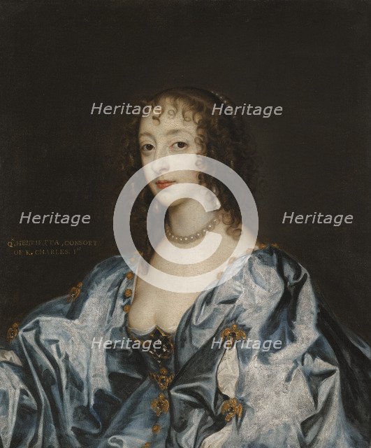 Portrait of Queen Henrietta Maria of France (1609-1669).