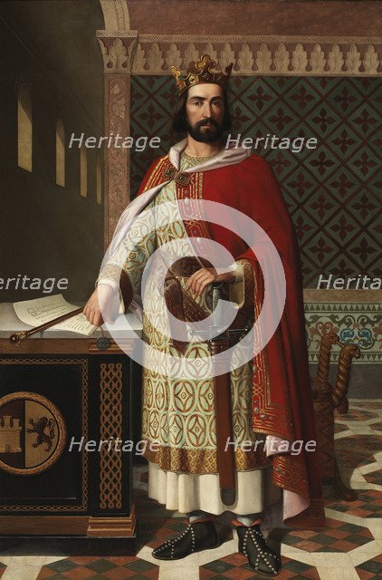 Ferdinand I of León and Castile, 1855. Artist: Maffei Rosal, Antonio (1817-1868)