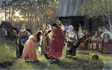'Eve-of-the-Wedding Party', 1889. Artist: Alexei Ivanovich Korzukhin