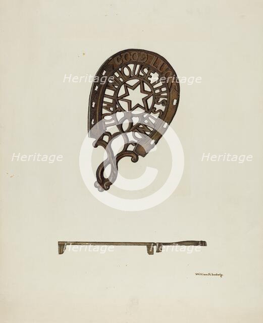 Trivet, c. 1939. Creator: William Ludwig.