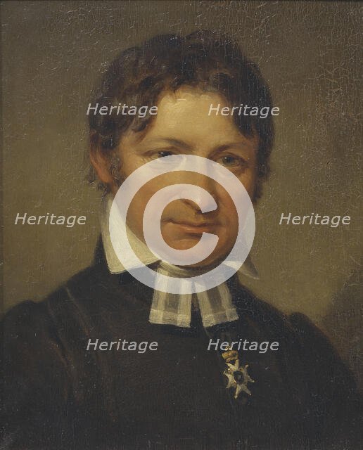 Frans Mikael Franzén, 1772-1847, Bishop, Poet, 1828. Creator: Johan Gustaf Sandberg.