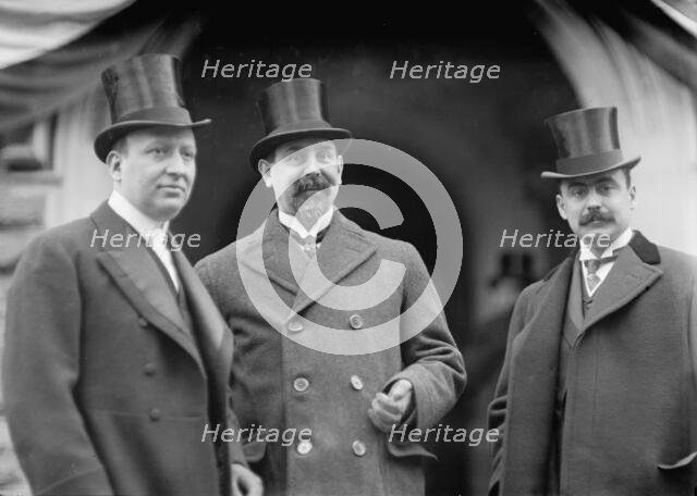 Pan American Mass, Thanksgiving Day At St. Patrick's - Manuel E. Malbran, Argentine..., 1912. Creator: Harris & Ewing.