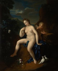 Venus and Cupid, c1700. Creator: Unknown.
