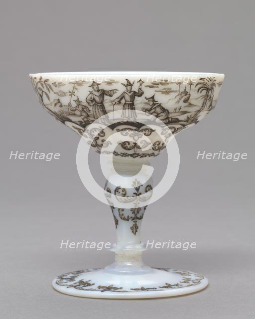 Cup, c. 1735. Creator: Ignaz Preissler (Bohemian, 1676-1741).