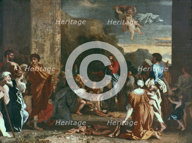 'Jesus enters Jerlusalem', c1630. Artist: Nicolas Poussin