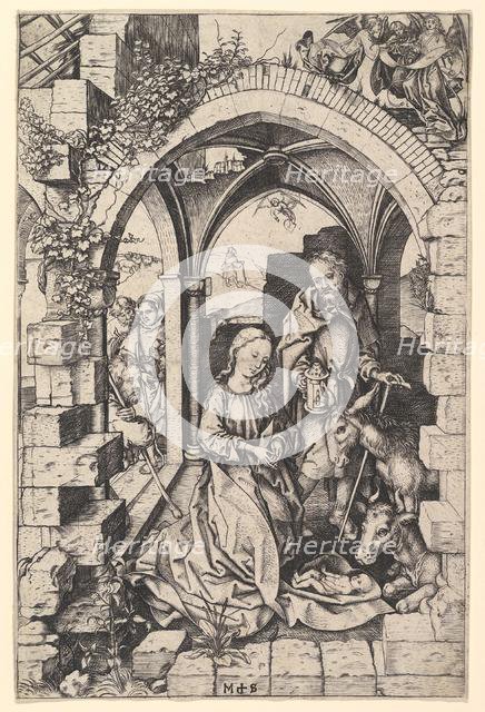 The Nativity, ca. 1435-1491. Creator: Martin Schongauer.
