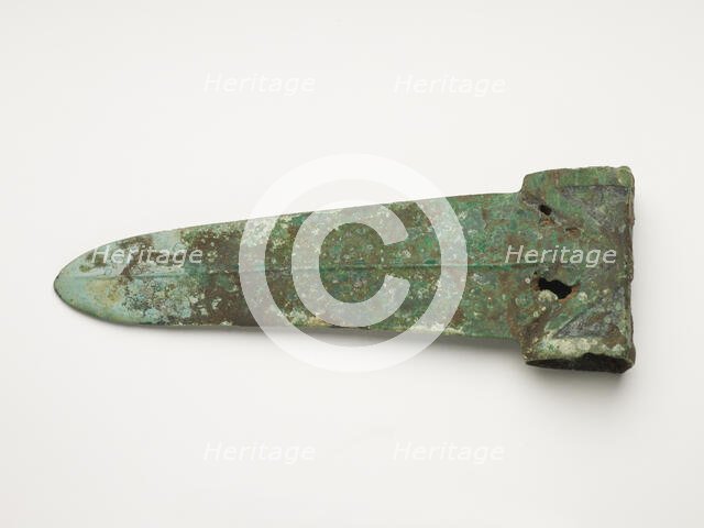 Dagger-axe (ge), Late Shang dynasty, ca. 12th-11th century BCE. Creator: Unknown.