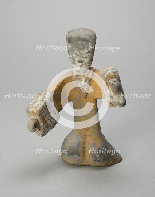 Female Dancer (Tomb Figurine), Western Han dynasty (206 B.C.-A.D. 9), c. 2nd century B.C. Creator: Unknown.
