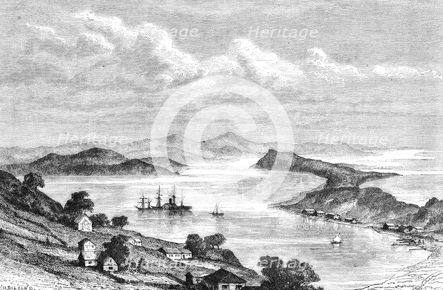 Golden Horn Bay, Russia, 1895. Artist: Unknown