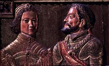 Carlos V (1500 - 1558), King of Spain and Emperor of Germany, Isabel of Portugal (1503 - 1539), e…
