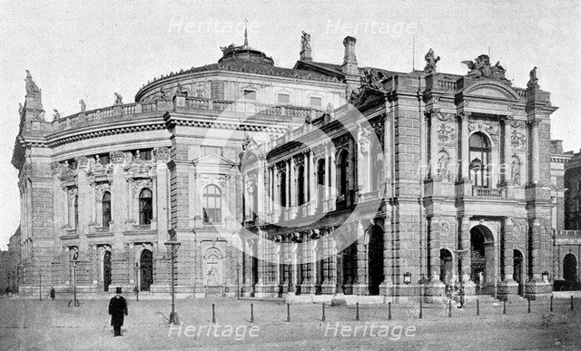 The Court Theatre, Vienna, Austria, 1899. Artist: Unknown