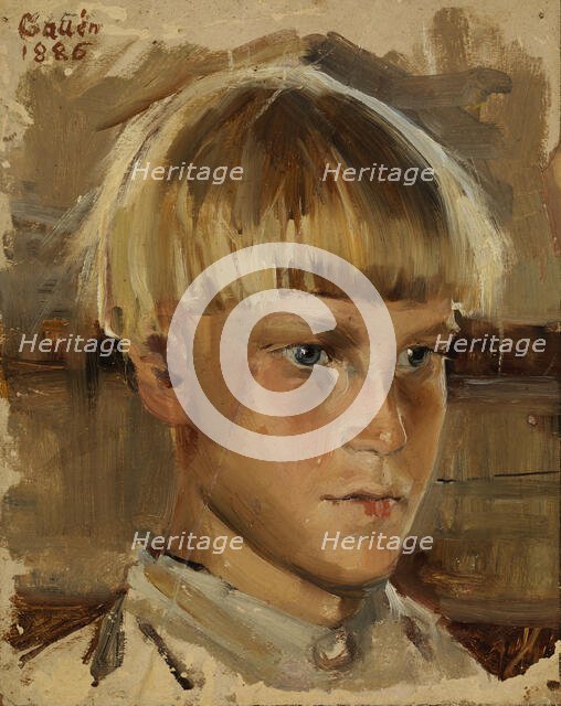 Orphan Boy, 1886. Creator: Akseli Gallen-Kallela.