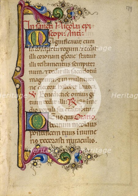 Decorated Initial M; Decorated Initial D; Gualenghi-d'Este Hours, about 1469. Creator: Unknown.