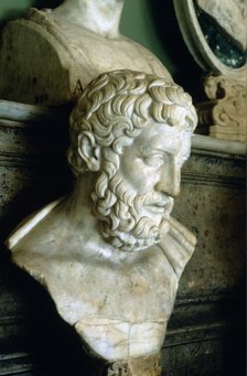 Epicurus (341-271BC), Ancient Greek philosopher. Artist: Unknown