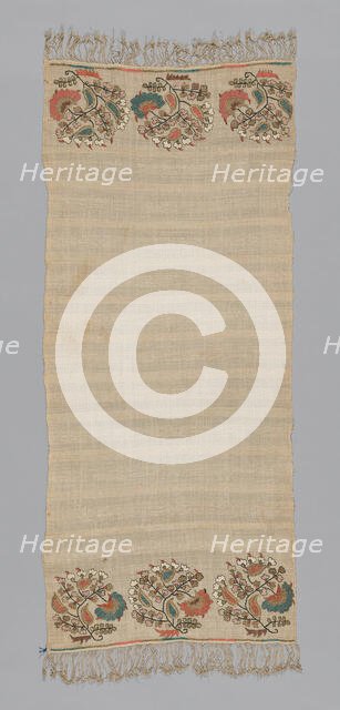 Towel, Turkey, 19th century. Creator: Unknown.